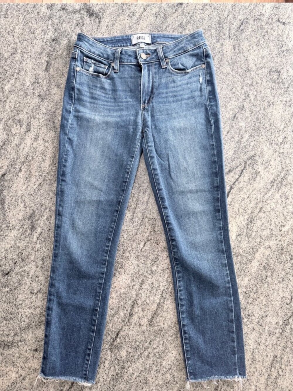 PAIGE Denim | Kylie Crop | Straight Ankle Jeans | Size 27